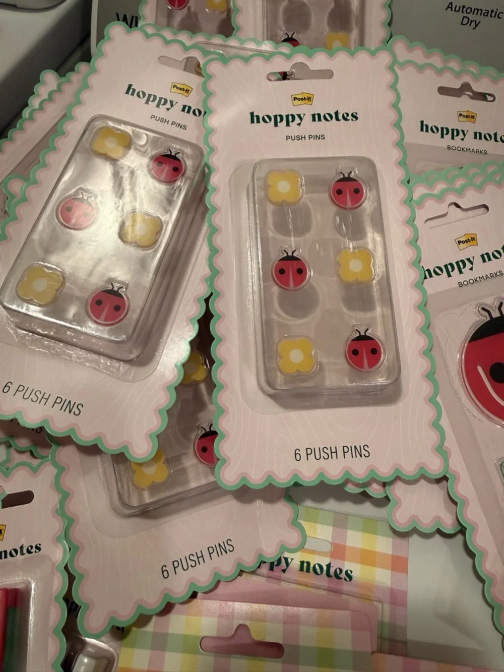 Hoppy Notes Spring Sticky Note Set - Yellow & Pink - Picture 5 of 5